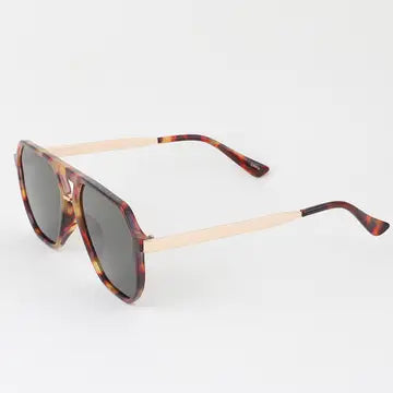 Classic Straight Aviator Sunglasses