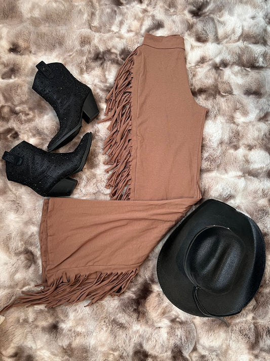 Fringe Detailed Pants