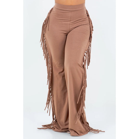 Fringe Detailed Pants